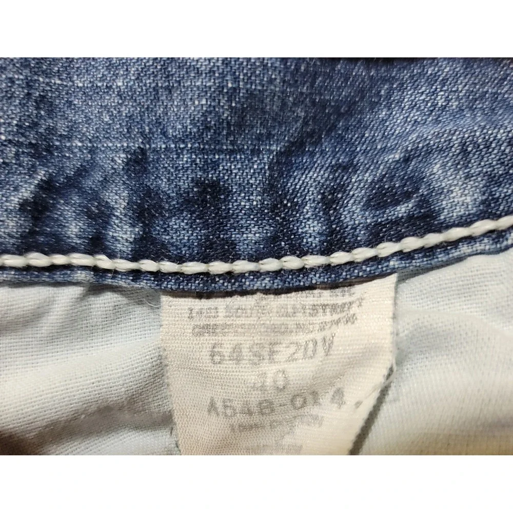 Wrangler WRG Jean Co Mens Carpenter Denim Shorts Blue 40 64SF20V